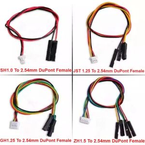 5PC SH1.0/MX1.25/GH1.25/ZH1.5/PH2.0/PA2.0/HY2.0/KF2510/XH2.54 to Du Bang Line 20/30cm Electronic Extension Wire Conversion Cable