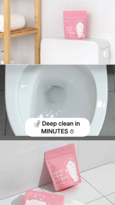 (ERA OF LIVING) Bubble Tok Toilet Cleaner (1 Box = 40g x 4 Packs) - COCOMO