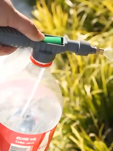 Universal Soda Bottle Sprayer Head Adjustable Garden Misting & Watering Nozzle for Potted Plants Durable Plastic Pump Sprayer for Household Gardening