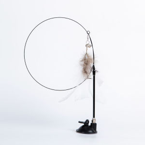 Cat Toy Suction Cup Track Playful Cat Stick Energy-consuming Fun-playing Ping Pong Ball Self-amusement Boredom-buster Pet Supplies