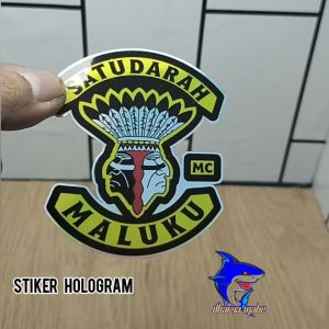 SATU DARAH MC SATU DARAH MALUKU MC STIKER HOLOGRAM