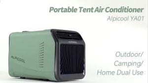 Alpicool YA01 DC 48V Electric Portable Air Conditioner AC 220V Mini Air Conditioner Mobile Compressor 500W Rated Power for Home Use/Car Use 1500W cooling capacity