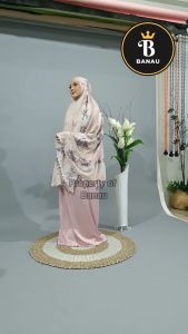 BANAU - Mukena Dewasa Sabina Series 2 in 1 Motif Premium Terbaru