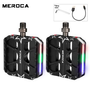 MEROCA | Đèn Chân Đạp Xe Nhôm Sáng Mát