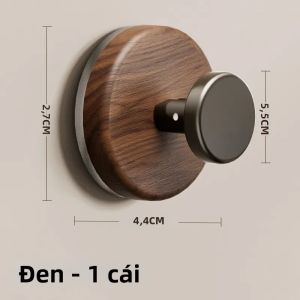 1/2 Móc Treo Tường Gỗ Óc Chó Không Cần Khoan Hút Chân Không Treo Khăn Dùng Cho Nhà Bếp Phòng Tắm Nhà Ở Móc Đa Năng
