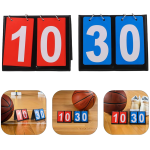 กระดานคะแนนแบบพลิก 2 หลัก - เครื่องนับคะแนนแบบแมนนวล 2 หลัก สำหรับกีฬาบนโต๊ะ: บาสเกตบอล เบสบอล วอลเลย์บอล