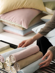 Thickened Pure Cotton Flannel Pillowcase Double Splice Pillow Cover Breathable Warm Single Person Pillowcase Bedding Accessories