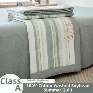 NAIYOUCHENG | Single Cotton Washed Summer Thin Quilt