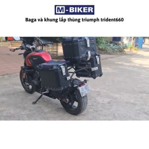 Baga và khung lắp thùng triumph trident 660