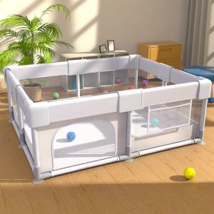 JoynCleon | Child Protection Baby Play Fence Integrated with Crawl Mat