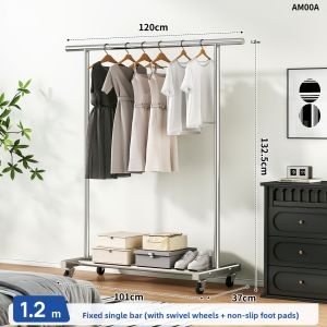 JIAJIESHI | Adjustable Heavy-duty Stainless Steel Clothes Drying Rack for Home Indoor and Balcony Use