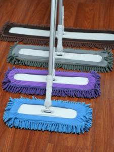 Aluminum Alloy Extended Pole Sweeper Home Use Big Mop Cleaning Tool Dust Push Mopping Device Manual Power Cloth Cover Design