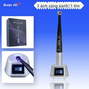 Đèn Chữa Bệnh Nha Khoa Finer 3100mW/cm2 Ánh Sáng Xanh Tím 7 Chế Độ Đèn Quang Trùng Hợp 1 Giây Máy Quang Trùng Hợp Nha Khoa Dùng Cho Các Liệu Pháp Nha Khoa