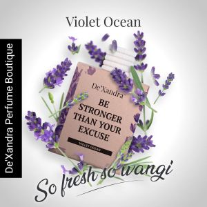 DeXandra Violet Ocean air freshener 10ml glass bottle hanging type refreshing lavender scent