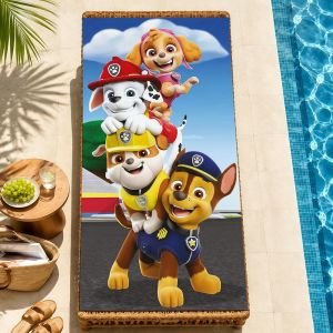 Paw Patrol | cartoon p-PAW p-Patrol Towel Pool soft Beach Towels Trip swim bath Towel Gym Spa home room Decor Holiday Gift