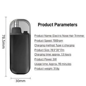 Multi-Functional Nose Hair Trimmer: Efficient & Painless Grooming