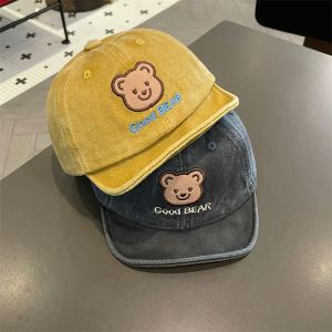 Spring Autumn Baby Boy Baseball Cap Soft Brim Sun Hat Childrens Sunguard Hat Short Brim round Top Cotton Blend Outdoor Cap
