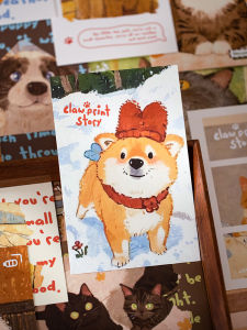 Thẻ Postcard Chữ Ký Tay Phong Cách Ins Cao Cấp