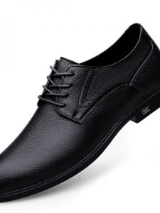 Genuine Leather Mens Soft Bottom Dress Shoes