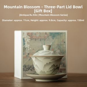 Heat-resistant Vintage Tea Bowl with Lid