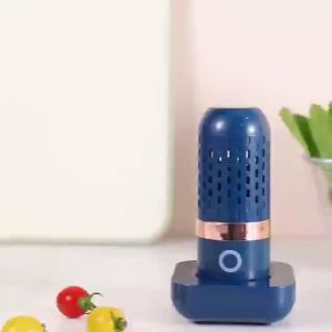 果蔬净化器 99.9% IPX7 Donlim capsule USB Wireless Fruit Vegetable Washer Food Purifier for Seafood Rice Meat Food Cleaner