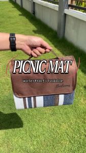 Extra Large Picnic & Camping Outdoor Blanket Dual Layers Machine Washable Tikar for Outdoor Water-Resistant Handy Mat Tote for Beach Camping on Grass Waterproof Sandproof