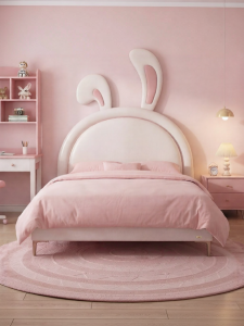 Rabbit Design Modern Simple Single Bed for Girls
