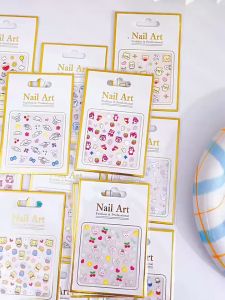 Stiker Kuku Mini Karakter Lotso Panda Keropi Rabbit Sanrio Nail Art Aksesories Kuku