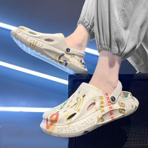 รองเท้ามีรูรองเท้าแตะปิดหัวสำหรับห้องผ่าตัดใส่ออกไปข้างนอกในฤดูร้อนของผู้ชายรองเท้าแตะใส่ไปชายหาดกีฬาไซส์ใหญ่46 47 48