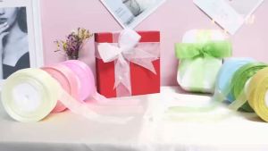 10/50yards per roll 50mm Sheer Chiffon Ribbon for Gift Wrapping Wedding Decoration Bouquets Party DIY Handmade Crafts