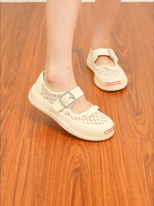 Joy&Mario Womens Shoes Breathable Openwork Fashion Casual Walking Shoes