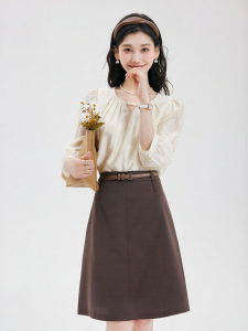 Chic Yellow Womens Korean Style Shirt