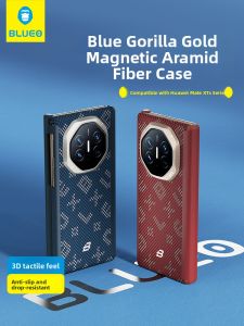 BLUEO | Magnetic Pivot Case for Huawei Mate X/T Magnetic Hinge Protection Thin Kevlar S Aramid