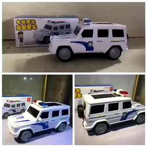 Xe cảnh sát pin có nhạc có đèn đồ chơi cho bé