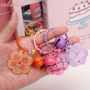 Colorful Metal Key Rings Painted DIY Jewelry Accessories Open Bell Hanging Circles Alloy Decorative Parts for Crafts