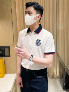 Áo Thun Polo Cổ Polo Tay Ngắn Thêu Thời Trang Pháp Cho Nam Mùa Hè Mới Cao Cấp Công Sở Ôm Vừa Vặn Thêu Họa Tiết Động Vật