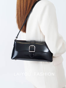 Oil Wax Lustrous Womens Underarm Bag 2025 New Casual Commuter Lightweight Luxury Sensation Crossbody Bag Versatile Daily Match