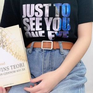 TRENzone.id Sabuk Belt Kotak Korean Fashion Style Termurah 812
