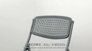 Ergonomic Design Hollow Foldable Chair Space-Saving Hollow Chair High Quality PP Foldable Chair/ Fireheart Warrior