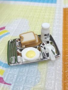 Miniature Breakfast Milk Model Dollhouse Accessories Childrens Role Play Toys Scene Photography Props Realistic Miniature