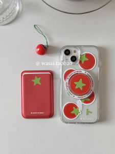 เคสโทรศัพท์อะคริลิกใสดูดซับแม่เหล็กผักบุ้งแบบดีไซน์เฉพาะตัวสำหรับ iPhone 17 Apple 16 โทรศัพท์มือถือ 15 pro Max รุ่นใหม่