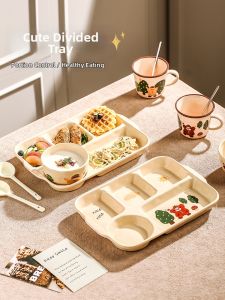 Mr.Snail | Diet Friendly Meal Plate for Postpartum Use Cartoon Style Single Person Segmented
