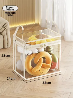 MUGG | Transparent Large Capacity Stuffed Toy Storage Basket