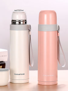 Fuguang Vacuum Cup Women Portable Cute Good-looking Male Large Capacity Student Cup with Lid 500ml Water Cup