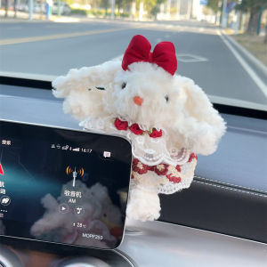 Cute Ear Drop Rabbit Doll Car Decorations New Car Gifts Womens Style Dashboard Decorations Vehicle Interior Accessories