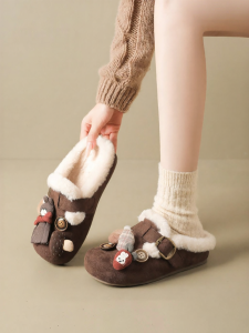 Josiny | Thick Sole Warm Fluffy Slippers