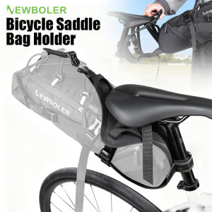 NEWBOLER Bicycle Saddle Bag Holder Large Capacity Waterproof Bicycle Bag Quick-release Rear Pannier Rack for MTB Road Bike