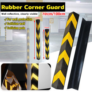 ZEO Rubber Corner Guard Reflectorized Corner Guard Parking For Edge Protector