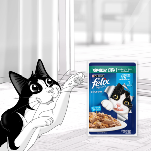 Nestle Purina FELIX Mackerel in Jelly Adult Cat Wet Food (85g x36)