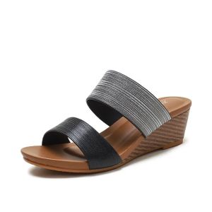 Dép hình nêm thời trang cho Dép lê nữ kiểu nữ mới 2024